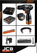 Proxtech 31PCS JSR1800  Professionel Akülü Vidalama Matkap,mini Pense,yankeski,karkaburun,tornavida - 3