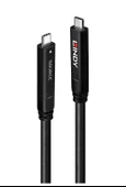 LINDY LIN-43333 10m USB 3.2 Gen 1 & DP 1.4 Tip C Hibrit Kablo - 1