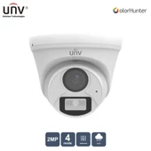 UNIVIEW  UAC-T112-AF28-W 2MP 2.8MM COLORHUNTER 20MT IP67 AHD DAHILI SES DOME KAMERA - 1