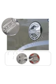 BRSPLAST  Fiat Doblo Uyumlu 2000-2010 Krom Depo Kapağı Paslanmaz Çelik - 1