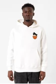 Dragon Ball Z Anime Son Goku Pocket Beyaz Erkek 3ip Kapşonlu Sweatshirt - 1