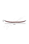BRSPLAST  Bmw F30 Uyumlu Arka Bagaj Spoiler 122 Cm - 4
