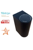 Ferstar Aydınlatma Full Reyon Siyah Kasa 14 Watt Günışığı Çift Yönlü Dekoratif Duvar Aplik - 1
