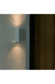 fullreyon Çift Yönlü Beyaz Kasa Modern Bahçe Duvar Apliği, IP65 Sınıfı Plastik Kasa İç ve Dış Mekan Armatür - 2