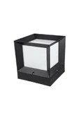 AGS PLASTİK Ags Bahçe Aydınlatma Kare Küp Setüstü Siyah thumbnail 2