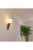 fullreyon E27 Duylu, Elektrikle Çalışır, 10 Watt Beyaz Işık Ampul Dahil Dekoratif Bahçe Duvar Apliği, Armatür - 8