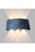 fullreyon Gümüş Eskitme 10 Watt Günışığı Ledli  Dekoratif Işık Süzmeli İç ve Dış Mekan Led Aplik, Led Armatür - 4