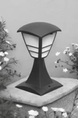 fullreyon 32 CM, E27 Duylu Dekoratif Set Üstü Armatür, Bahçe, Balkon, Teras, Duvar Üstü Aplik, Bahçe Apliği - 6