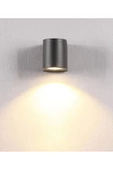 IŞIKSAN Dekoratif Şık Tek Yönlü Led Ampullü Duvar Aplik Ip 65 Iç Ve Dış Mekan Bahçe Aydınlatma - 3