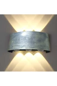 fullreyon Sarı Eskitme Dekoratif Işık Süzmeli, 10 Watt Günışığı Ledli İç ve Dış Mekan Aplik, 3000K Led Armatür - 5