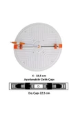 fullreyon 36 Watt, Beyaz Işık, Delik Çapına Ayarlanabilir Modern Tavan Armatürü, Çok Kaliteli Tavan Apliği - 6