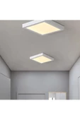 fullreyon 18 Watt Kare BEYAZ Metal Kasa 3200 Kelvin Ultra Kaliteli Sıva Üstü Led Tavan Armatürü, Led Panel thumbnail 4