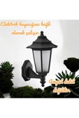 fullreyon E27 Duy, Elektrikle Çalışır, Dekoratif Bahçe, Balkon, Teras, Kapı Giriş Apliği, Bahçe Duvar Armatürü - 1