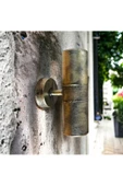 fullreyon 14 Watt Günışığı Antik Yaldız Eskitme Gu10 Duy Çift Yönlü Bahçe Duvar Apliği İç ve Dış Mekan Armatür - 6