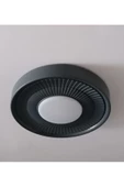 ECONA Full Reyon 20w Siyah Gövde Dekoratif Tavan Ve Duvar Armatürü, Gün Işığı Sıva Üstü Spot - 2