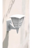 fullreyon E27 Duylu, 10 Watt Günışığı Led Ampul Dahil, BEYAZ renk İç ve Dış Mekan Bahçe, Balkon, Teras Apliği - 3