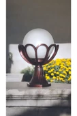 fullreyon Günışığı 10 WATT Led Ampulü Bakır Eskitme Bahçe Duvar Aydınlatma Armatürü, Dekoratif Aplik - 2