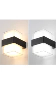ECONA Full Reyon 10 Watt Gün Işığı Ledli Bahçe Dış Mekan Aplik Armatürü, Modern Tasarım Bahçe Apliği - 4