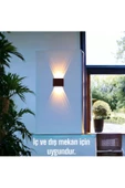 fullreyon Modern Işık Desenli, 10 Watt, Amber Işık, İç ve Dış Mekan, Bahçe, Salon, Balkon, Kafe, Bar Apliği - 6