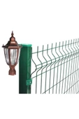 fullreyon Bahçe Duvar Çit Üzeri Aplik, Bakır Eskitme Panel Çim Çit Üzeri Aydınlatma Armatürü - 1