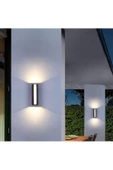 fullreyon 3000K Günışığı 12 Watt Led Aplik, İç ve Dış Mekan Duvar Aplik, Modern Armatür, Teras, Balkon Aplik - 4