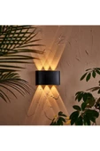fullreyon Elektrik Bağlantılı, 6 Watt, Amber Işık Ledli, Ultra Kaliteli İç ve Dış Mekan, Bahçe, Balkon Apliği - 1