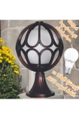 fullreyon 10 Watt Günışığı Led Ampul Dahil, Bakır Eskitme Bahçe Aydınlatma Apliği, Set Üstü Dekoratif Aplik - 1
