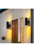 fullreyon 14 Watt Amber Işık Led Aplik İç ve Dış Mekan Modern Aplik, Çift Yönlü Duvar Armatürü Modern Aplik - 2