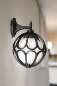 fullreyon 10 Watt 3000K Günışığı Ampul Dahil, Elektrikle Çalışır Bahçe Duvar Aydınlatma Armatürü, Duvar Apliği - 6