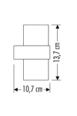 ECONA Full Reyon 10w Dekoratif Modern Stil Dış Mekan Led Duvar Aplik, Bahçe Duvar Armatürü, Modern Aplik - 4