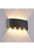 fullreyon 8 Watt, Ultra Kaliteli, Modern Tasarım, Dekoratif Işık Desenli İç ve Dış Mekan Aplik, Bahçe Armatürü - 4