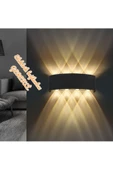 fullreyon 8 Watt, Ultra Kaliteli, Modern Tasarım, Dekoratif Işık Desenli İç ve Dış Mekan Aplik, Bahçe Armatürü - 1