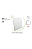 WALLLED 24watt Led Panel Armatür 30x30 Clıpın - 1