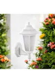fullreyon 10 W. Beyaz Işık LED Ampulü DAHİL Dekoratif Bahçe, Balkon, Teras, Kapı Giriş Apliği, Bahçe Armatürü - 5