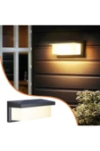 fullreyon 3000K Günışığı 18 Watt Bahçe Duvar Apliği, Villa Dış Cephe Aplik, Kapı Giriş Aplik, Modern Led Aplik - 3