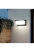 fullreyon Modern Tasarım 18 Watt Beyaz Işık Ledli Bahçe, Teras, Kamelya, Veranda Apliği, Modern Led Armatür thumbnail 7