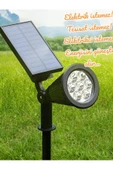 DabLighting Dab Lingting Güneş Enerjili, Solar, 7 Watt Yeşil Işık Çim, Çiçek, Bahçe, Ağaç Aydınlatma Armatürü - 6