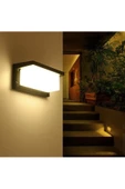 fullreyon 3000K Günışığı 18 Watt Bahçe Duvar Apliği, Villa Dış Cephe Aplik, Kapı Giriş Aplik, Modern Led Aplik - 6