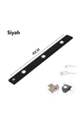 fullreyon 40cm Harekete Duyarlı Led Sensörlü Usb Şarj Dim Edilebilir Taşınabilir Mutfak, Dolap, Gece Lambası - 7