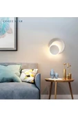 fullreyon Elektrikle Çalışır, 6 Watt, Günışığı 3000 Kelvin, Alüminyum Kasa Yatakbaşı Aplik Modern Gece Lambası - 4