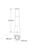 fullreyon 10 Watt Beyaz Işık, 54 Cm Bahçe Duvar, Çim, Yürüyüş Yolu Armatürü, Bahçe Aydınlatma Apliği, Armatür - 4