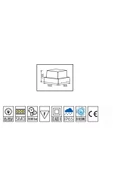 fullreyon 12 Watt, 4200 Kelvin Led Armatür, İç ve Dış Mekan Modern Aplik, Bahçe Duvar Aplik Banyo, Teras Aplik - 5