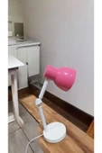 fullreyon Pembe Renk, Elektrikle Çalışır, Masa, Çalışma, Okuma Lambası, Öğrenci Lambası, Gece Lambası - 4