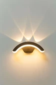 fullreyon 12 Watt Modern Tasarım Led Aplik, Kapı Giriş Apliği, Bahçe, Balkon, Salon, Teras, Kamelya Armatürü - 4