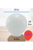 fullreyon 5 Adet 20'lik Karpuz Lamba Bahçe Aplikleri 20 Cm PVC Küre - 1