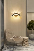 fullreyon 12 Watt Modern Tasarım Led Aplik, Kapı Giriş Apliği, Bahçe, Balkon, Salon, Teras, Kamelya Armatürü - 2