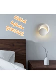 fullreyon Alüminyum Kasa, Elektrikle Çalışır, 6 Watt 3000K Günışığı Led Aplik, Banyo, Balkon, Yatakbaşı Apliği thumbnail 1