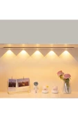 fullreyon Sensörlü, Şarjlı, 120 Cm, 3 Işık Renkli, Alüminyum Kasa, Işık Desenli, Çok Amaçlı Modern Led Aplik - 3