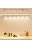 fullreyon Sensörlü, Şarjlı, 120 Cm, 3 Işık Renkli, Alüminyum Kasa, Işık Desenli, Çok Amaçlı Modern Led Aplik - 6
