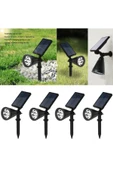 fullreyon 4 Adet, 7 Watt Günışığı, Kaliteli Solar Armatür, Güneş Enerjili Bahçe, Çim, Çiçek, Ağaç Armatürü - 1